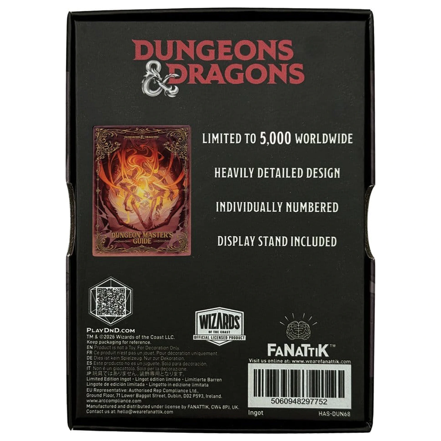 Dungeons & Dragons Ingot Dungeon Masters Guide Alternativna Korica Ograničeno Izdanje fotografija proizvoda