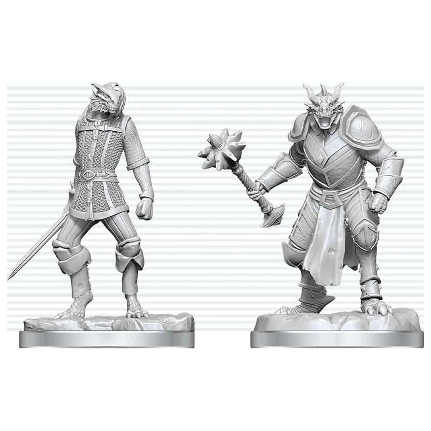 Dungeons & Dragons Nolzur's Marvelous Miniatures Neobojena minijatura Dragonborn Paladin & Dragonborn Squire 14 cm fotografija proizvoda