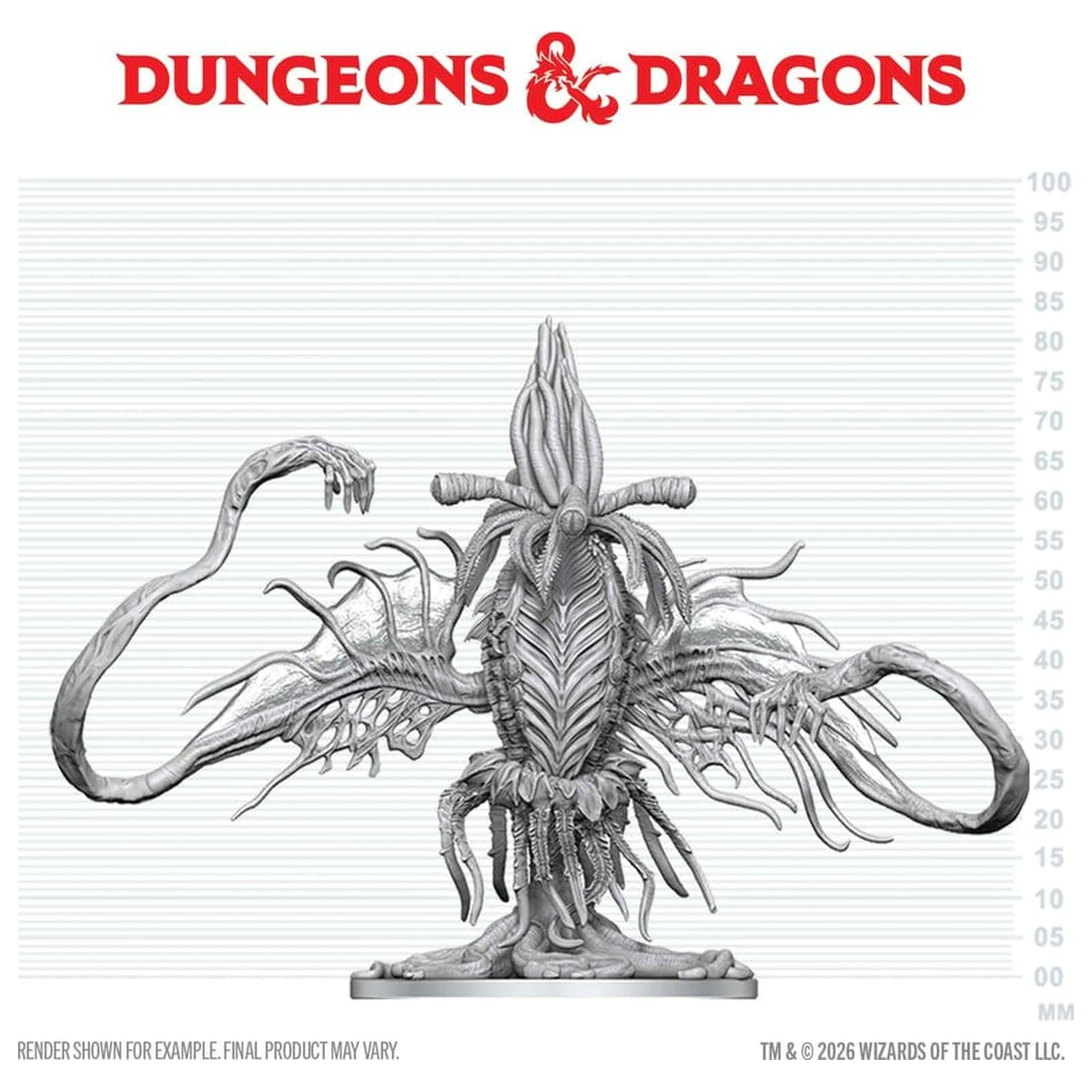 Dungeons & Dragons Nolzur's Marvelous Miniatures Neobojena minijatura Elder Thing 20 cm fotografija proizvoda