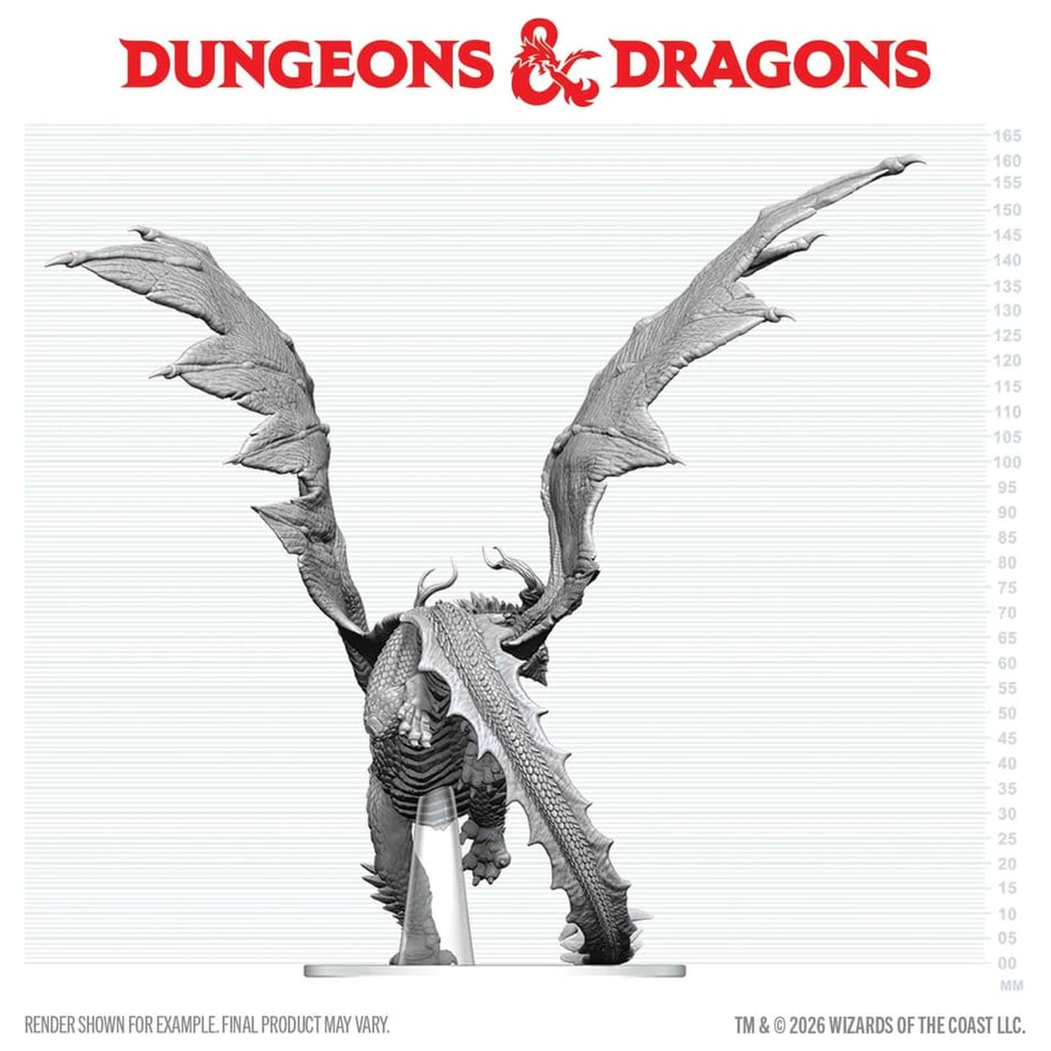 Dungeons & Dragons Nolzur's Marvelous Miniatures Unpainted Miniature Adult Spirit Dragon 24 cm fotografija proizvoda