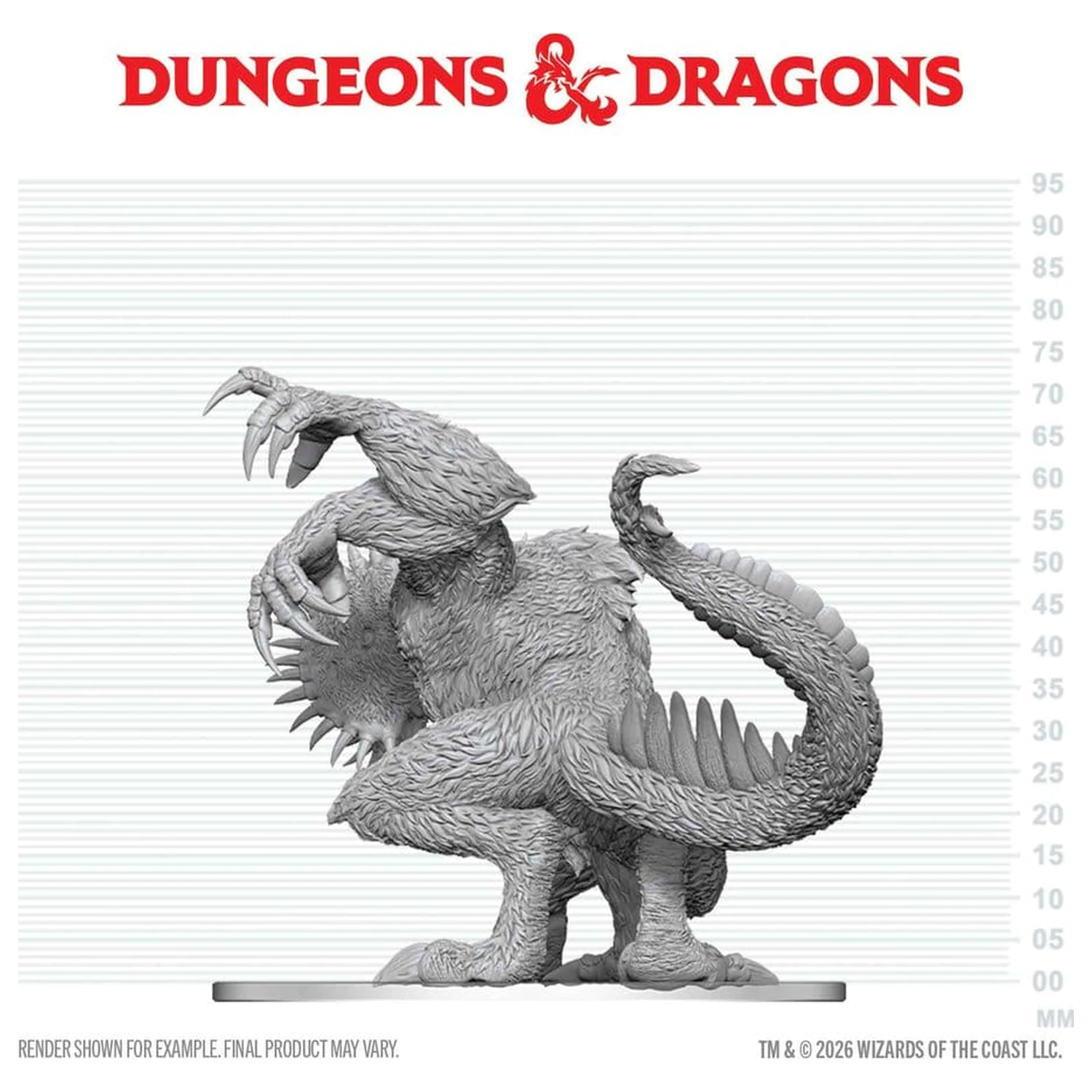 Dungeons & Dragons Nolzur's Marvelous Miniatures Neobojena minijatura Gug 20 cm fotografija proizvoda