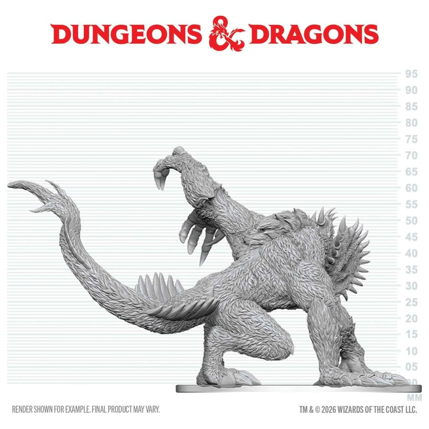 Dungeons & Dragons Nolzur's Marvelous Miniatures Neobojena minijatura Gug 20 cm fotografija proizvoda