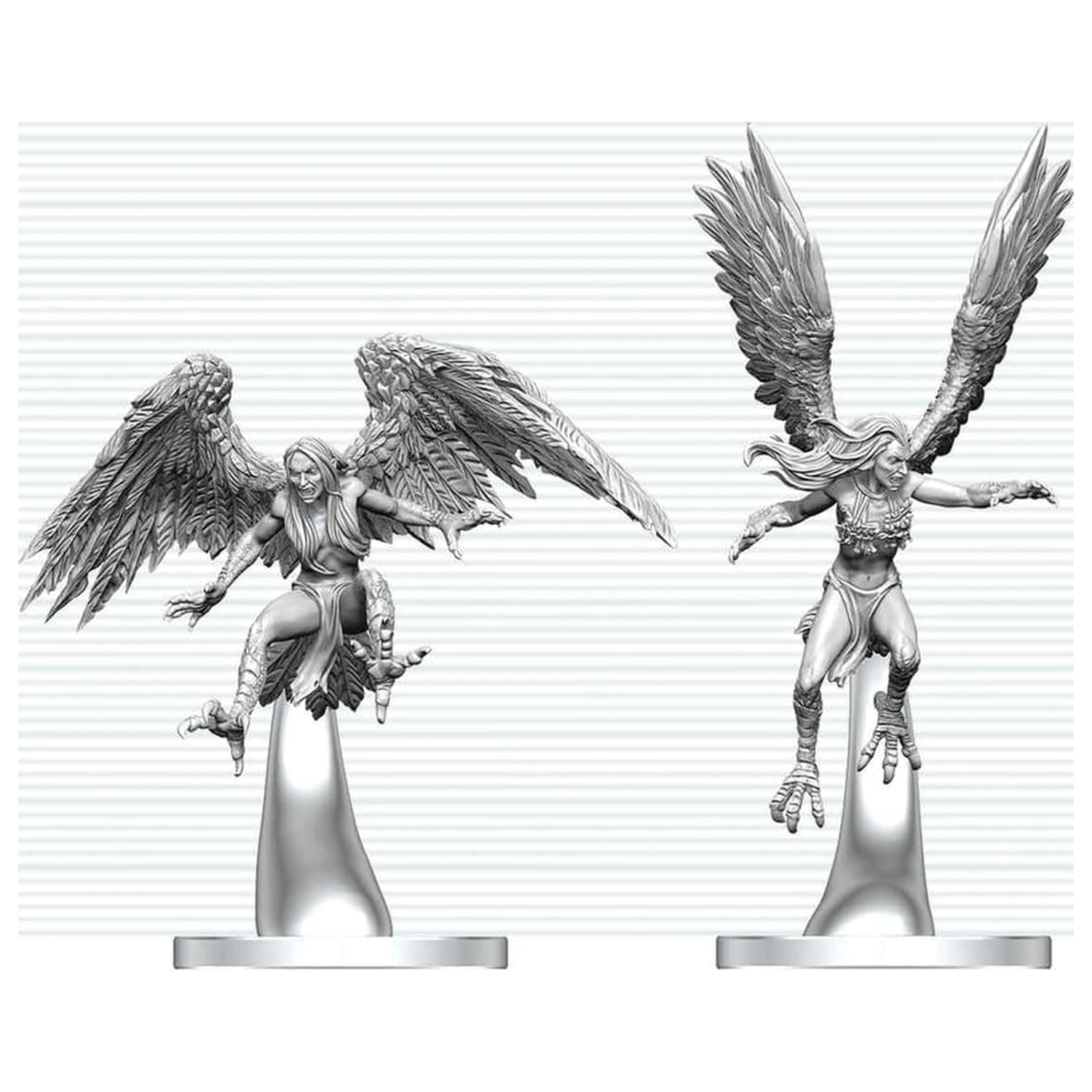 Dungeons & Dragons Nolzur's Marvelous Miniatures Neobojena minijatura Harpies 17 cm fotografija proizvoda