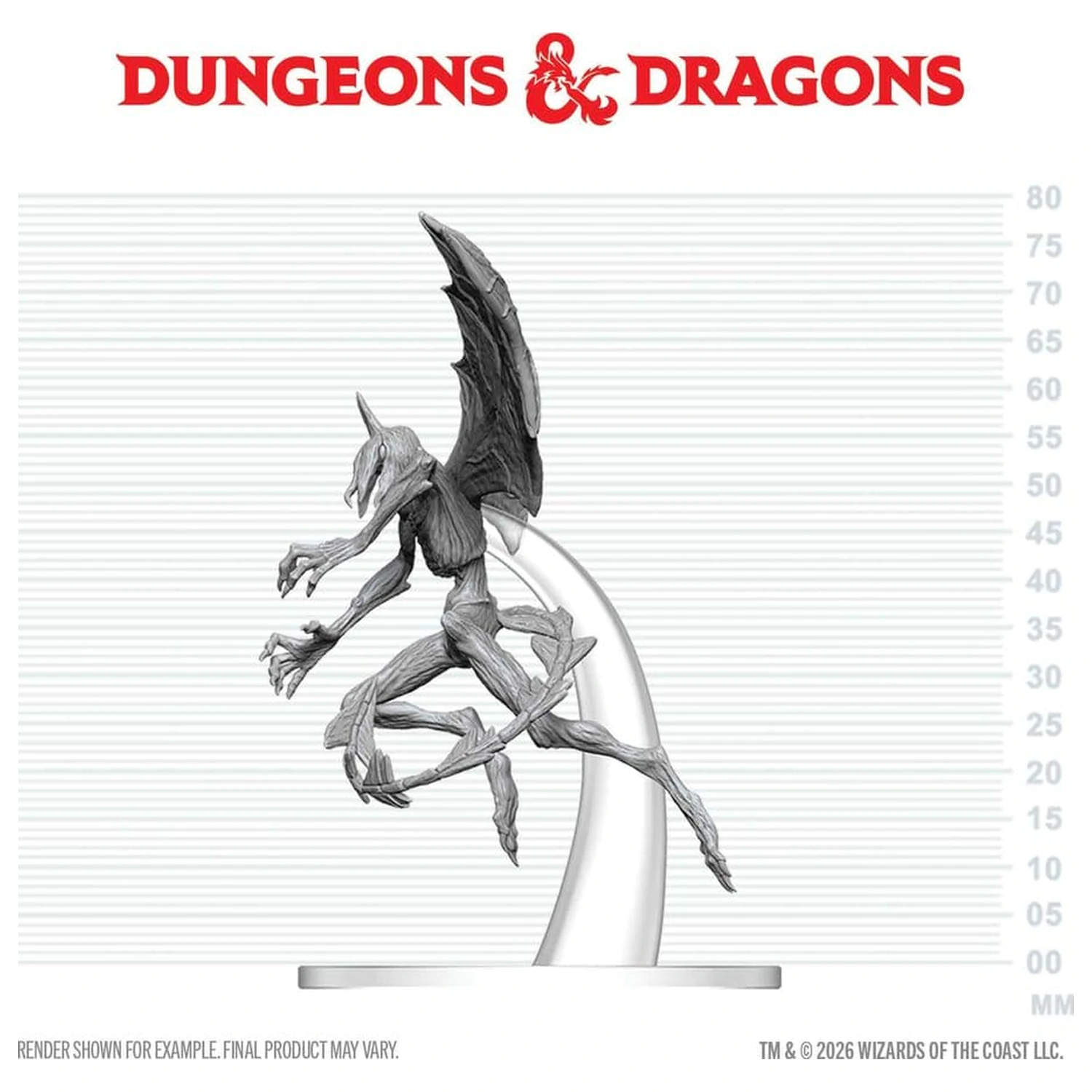 Dungeons & Dragons Nolzur's Marvelous Miniatures Neobojana Minijatura Nightgaunt 17 cm fotografija proizvoda