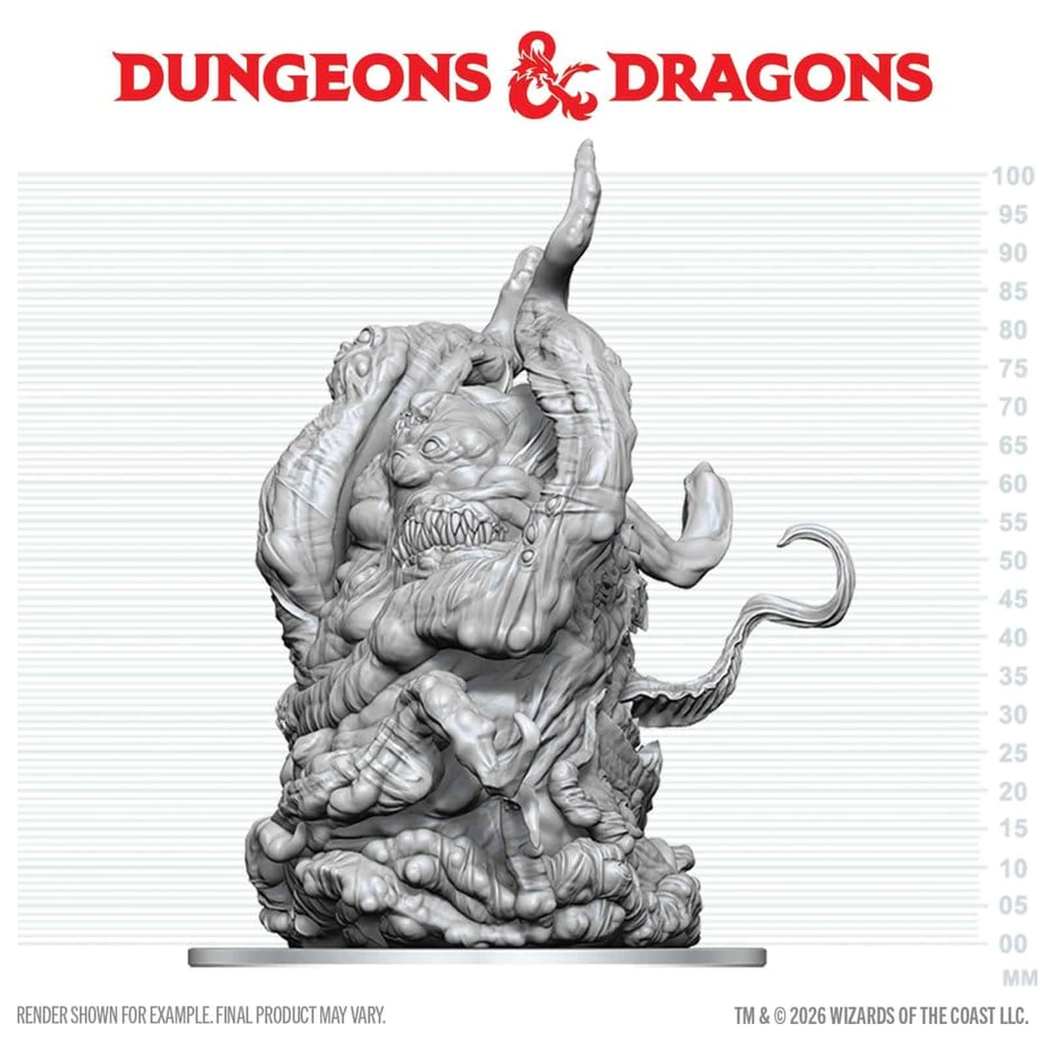 Dungeons & Dragons Nolzur's Marvelous Miniatures Neobojena minijatura Shoggoth 20 cm fotografija proizvoda