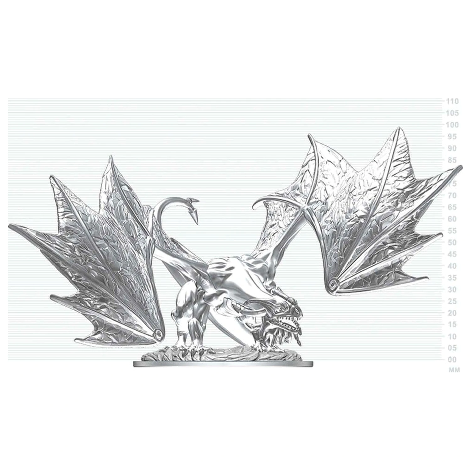 Dungeons & Dragons Nolzur's Marvelous Miniatures Neobojana Minijatura Mladi Safirni Zmaj 20 cm fotografija proizvoda