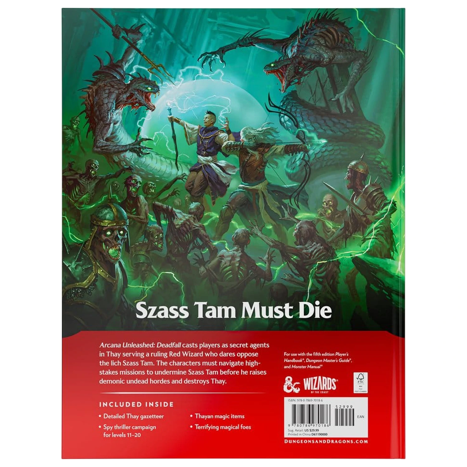 Dungeons & Dragons RPG Arcana Unleashed: Deadfall knjiga *engleska verzija* fotografija proizvoda
