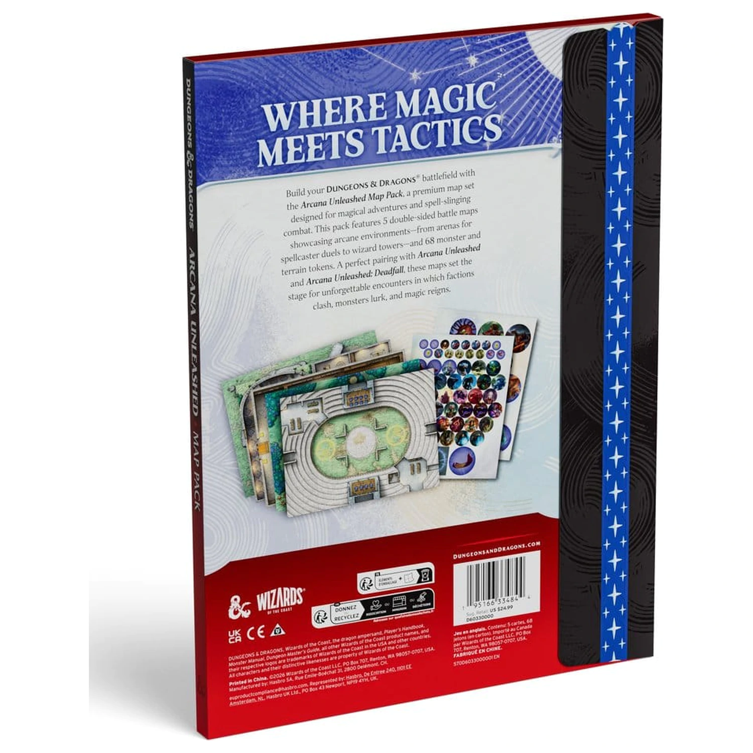 Dungeons & Dragons RPG Arcana Unleashed: Paket mapa *English Version* fotografija proizvoda