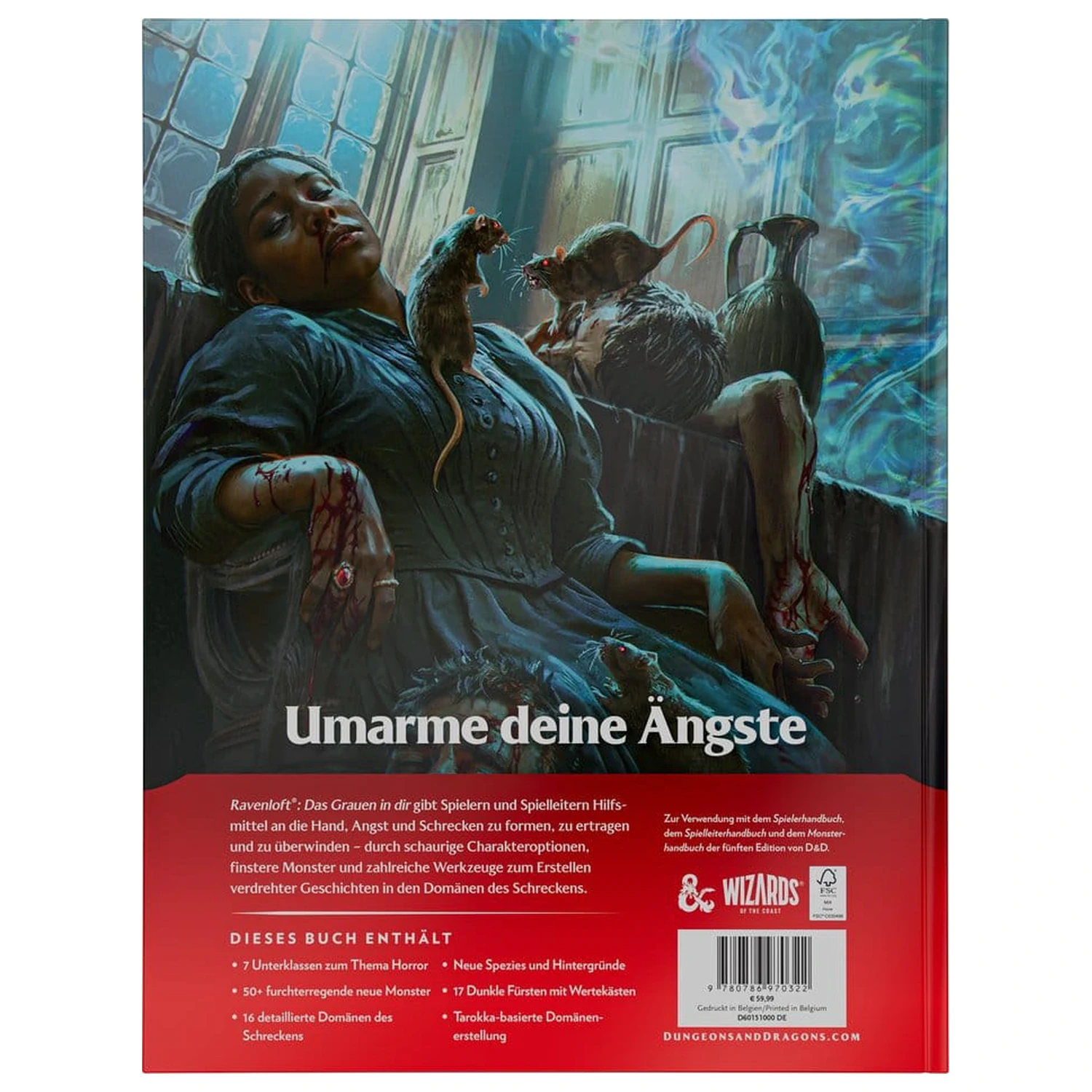 Dungeons & Dragons RPG Ravenloft: Das Grauen in Dir Book *Njemačka Verzija* fotografija proizvoda