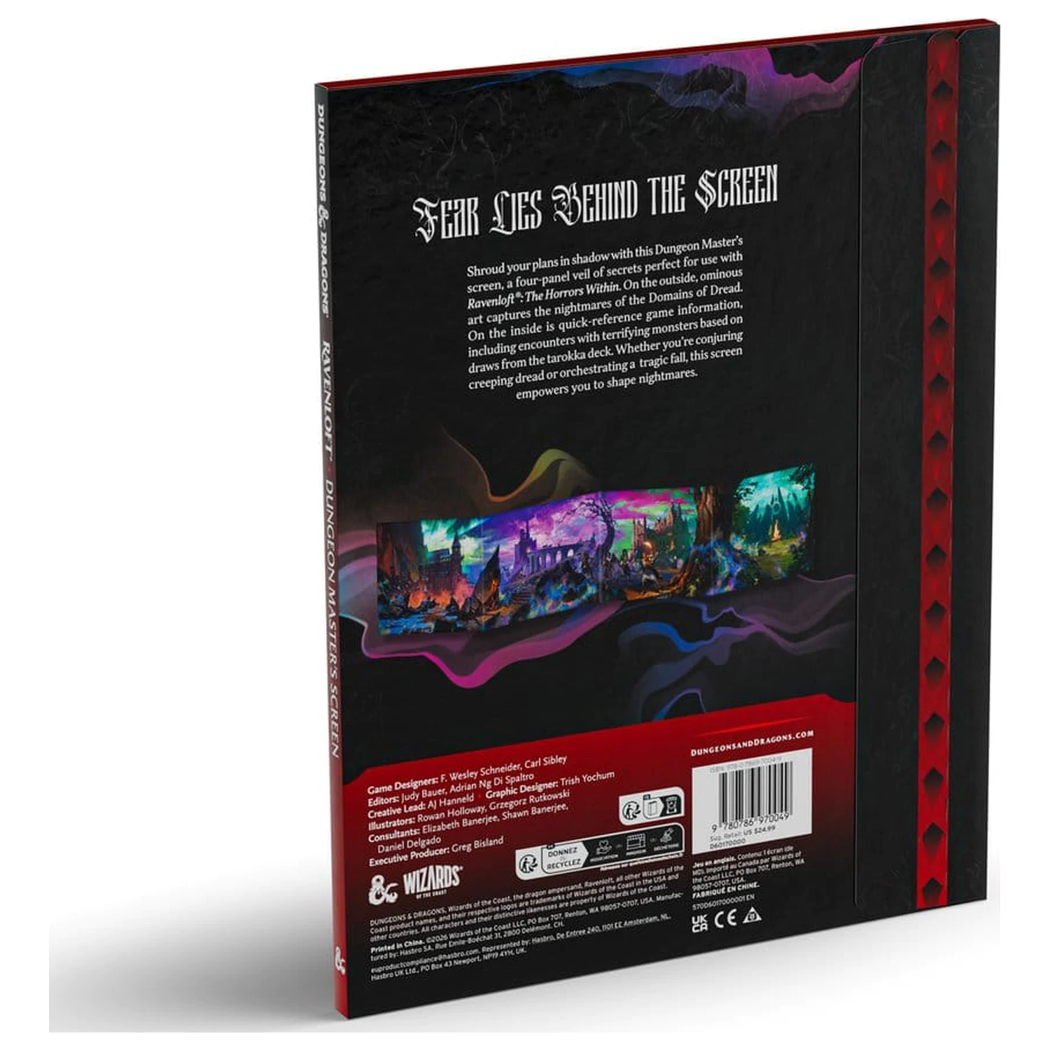 Dungeons & Dragons RPG Ravenloft: The Horrors Within Dungeon Master's Screen *English Version* fotografija proizvoda