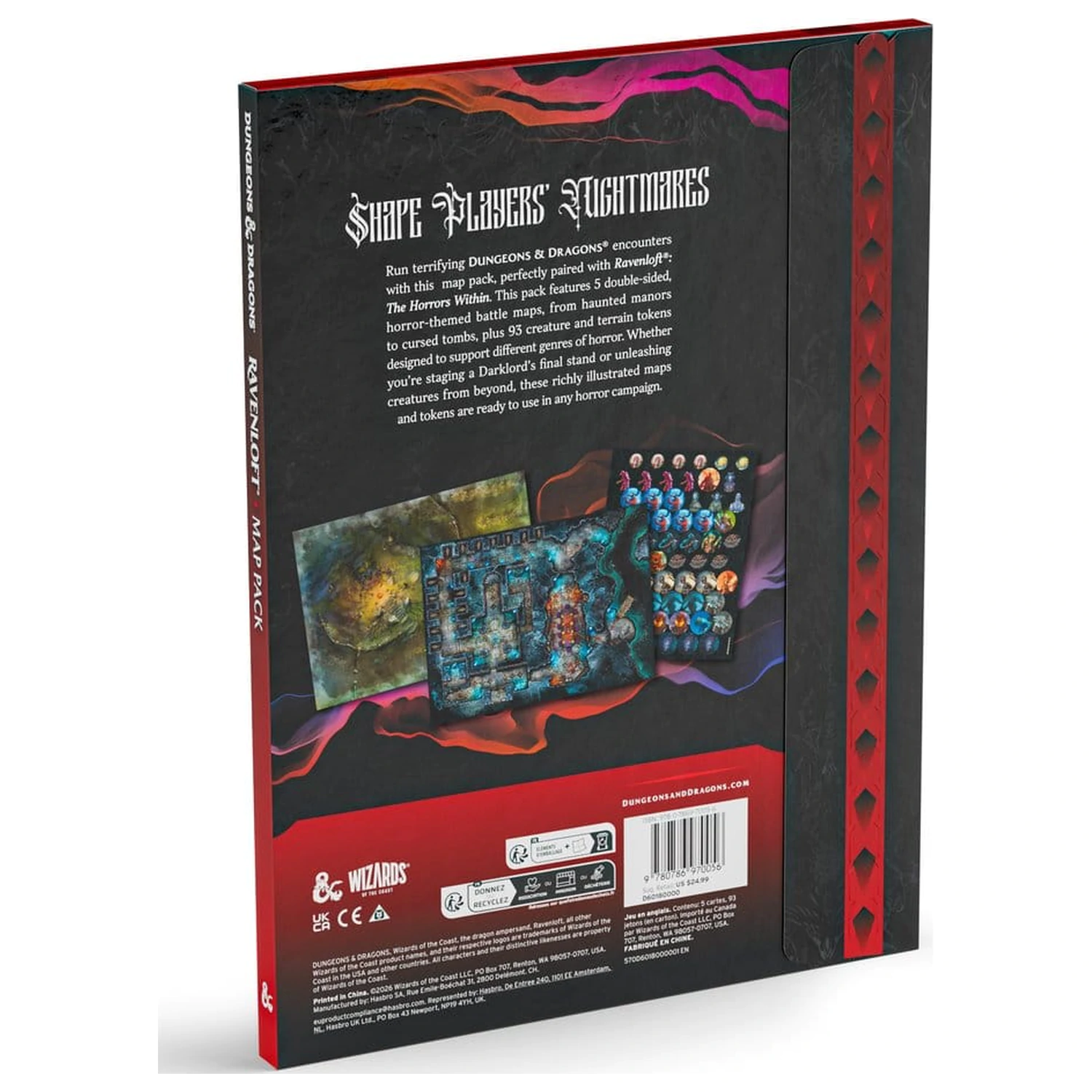 Dungeons & Dragons RPG Ravenloft: The Horrors Within Map Pack *Engleska verzija* fotografija proizvoda