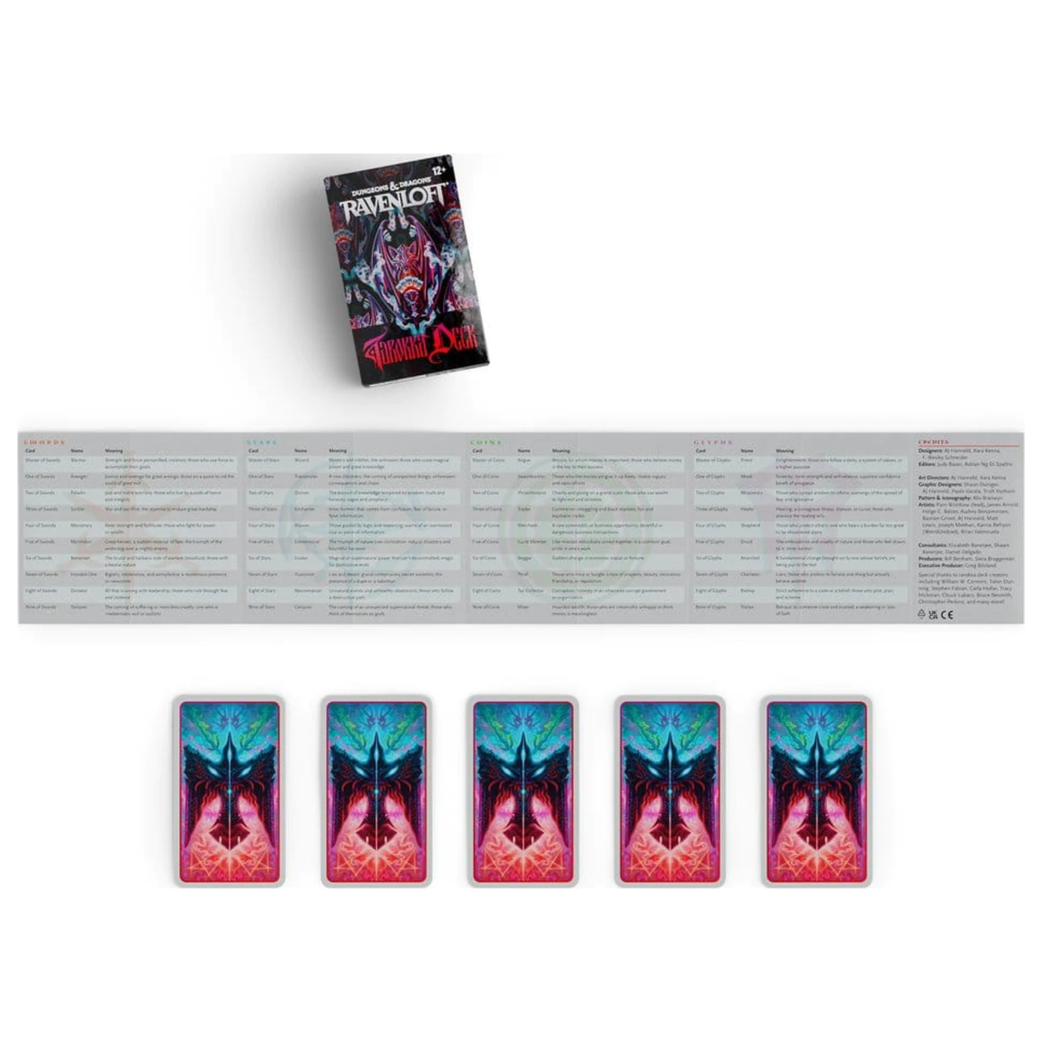 Dungeons & Dragons RPG Ravenloft: The Horrors Within Tarokka špil karata *engleska verzija* fotografija proizvoda