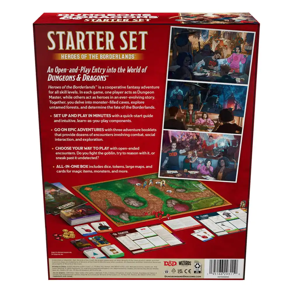Dungeons & Dragons RPG početni set: Heroes of the Borderlands english fotografija proizvoda
