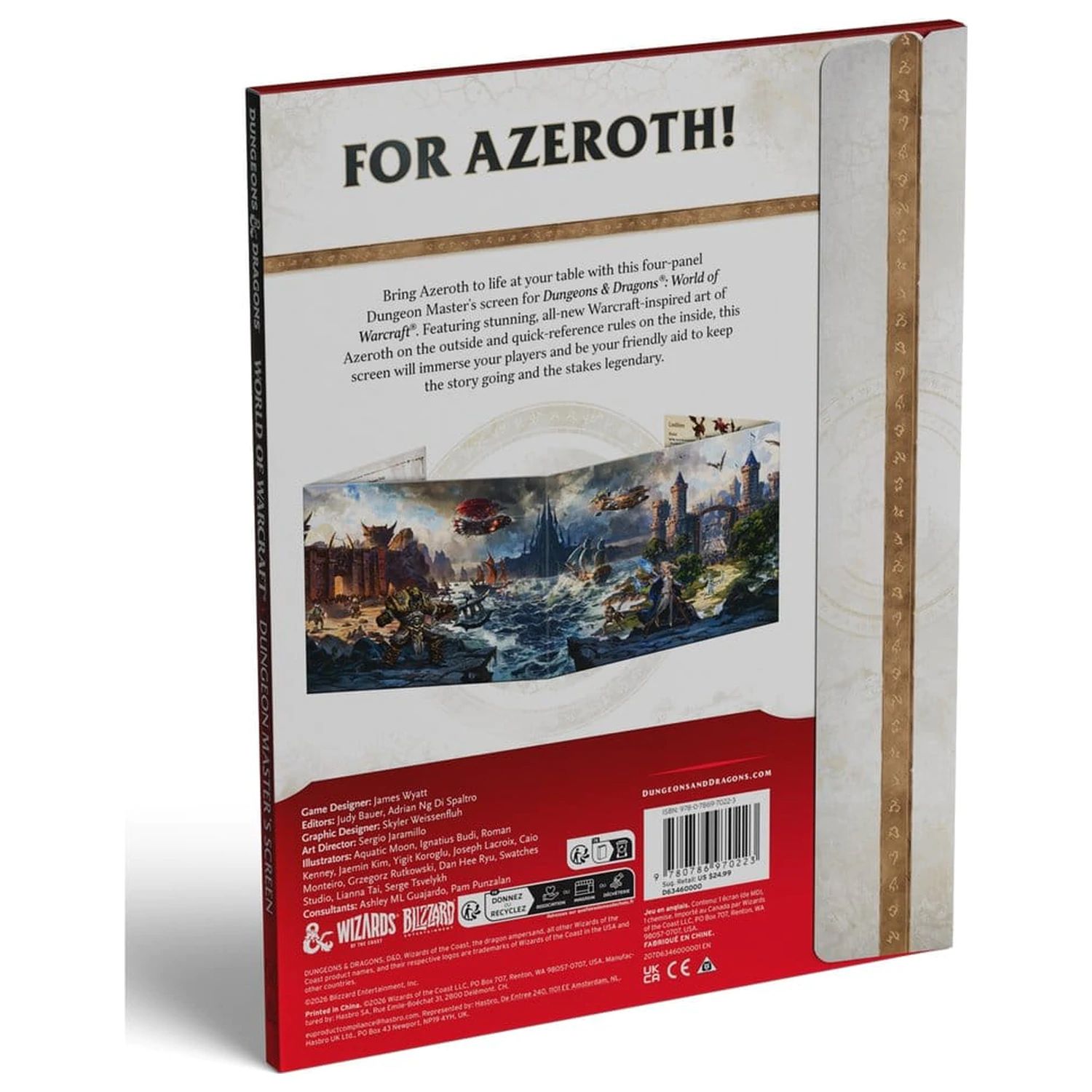 Dungeons & Dragons RPG World of Warcraft Dungeon Master's Zaslon *Engleska verzija* fotografija proizvoda