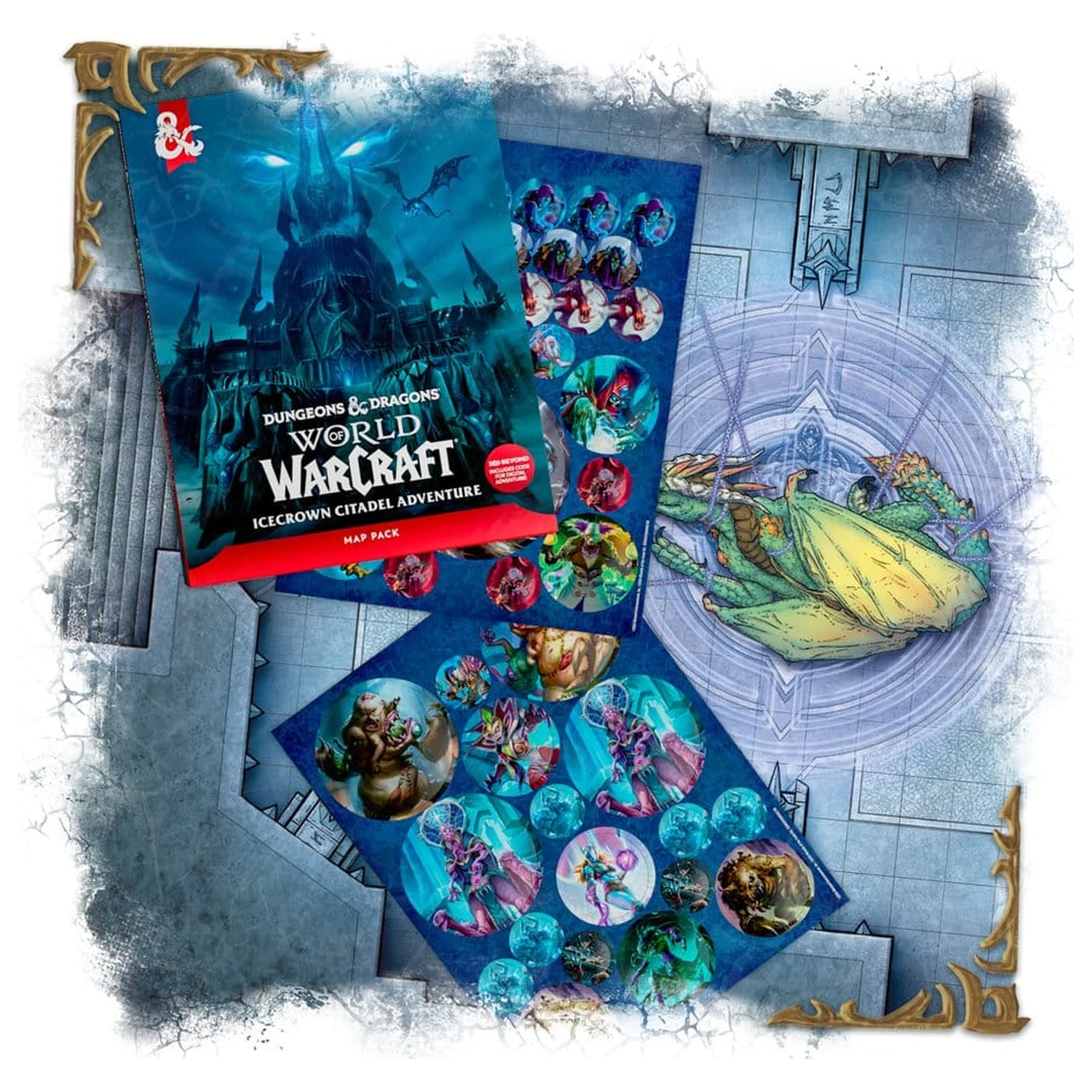 Dungeons & Dragons RPG World of Warcraft: Icecrown Citadel Avanturistički paket mapa *English Version* fotografija proizvoda