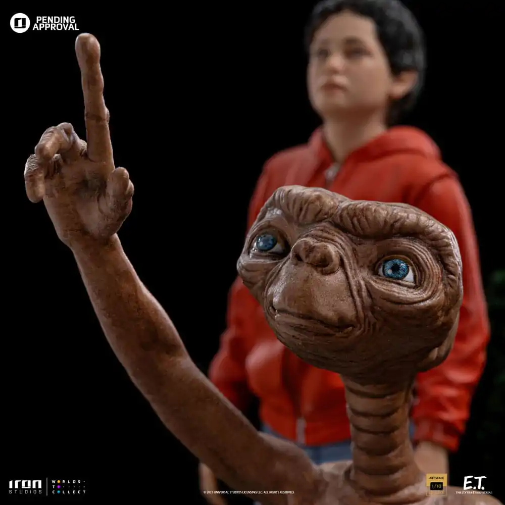 E.T. The Extra-Terrestrial Deluxe Art Scale Kip 1/10 E.T., Elliot i Gertie 19 cm fotografija proizvoda