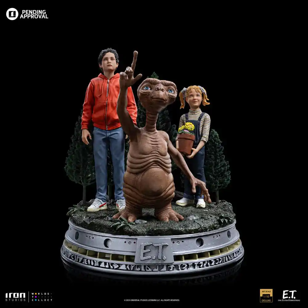 E.T. The Extra-Terrestrial Deluxe Art Scale Kip 1/10 E.T., Elliot i Gertie 19 cm fotografija proizvoda