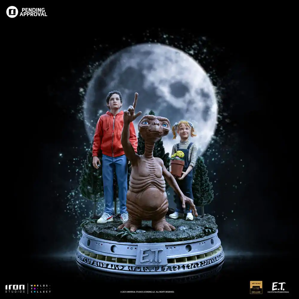 E.T. The Extra-Terrestrial Deluxe Art Scale Kip 1/10 E.T., Elliot i Gertie 19 cm fotografija proizvoda