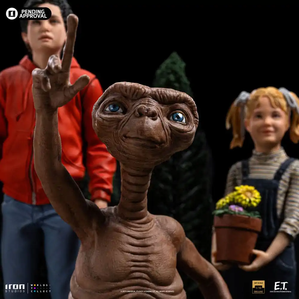 E.T. The Extra-Terrestrial Deluxe Art Scale Kip 1/10 E.T., Elliot i Gertie 19 cm fotografija proizvoda