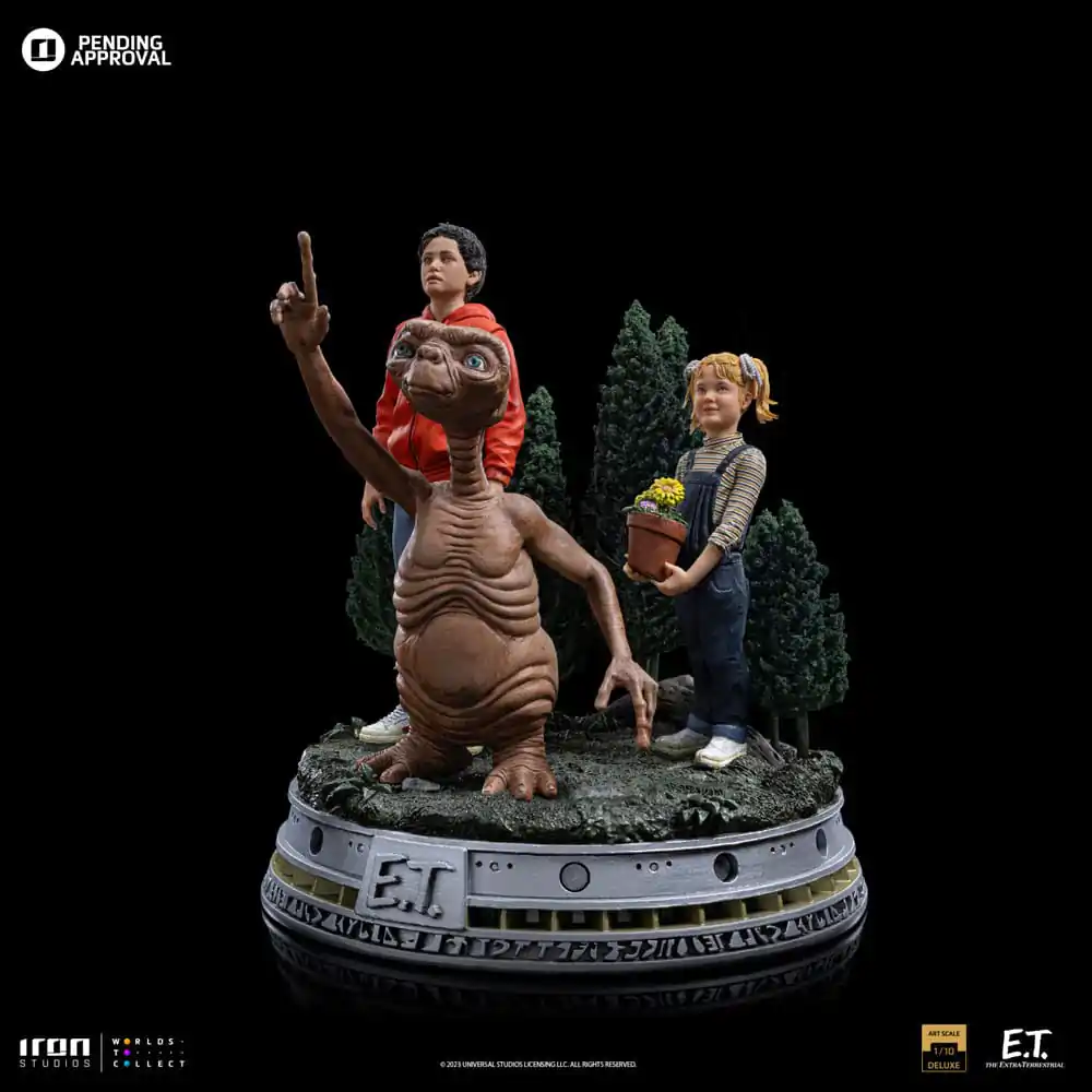 E.T. The Extra-Terrestrial Deluxe Art Scale Kip 1/10 E.T., Elliot i Gertie 19 cm fotografija proizvoda