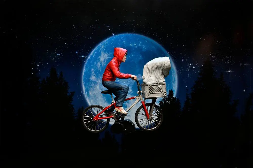 E.T. the Extra-Terrestrial Action Figure Elliott & E.T. na biciklu 13 cm fotografija proizvoda