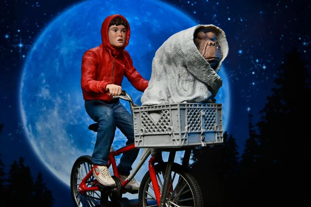 E.T. the Extra-Terrestrial Action Figure Elliott & E.T. na biciklu 13 cm fotografija proizvoda