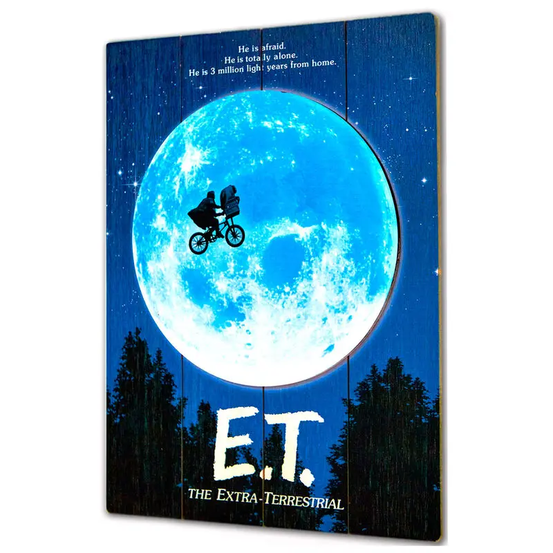 E.T. the Extra-Terrestrial WoodArts 3D drvena zidna slika The Extra-Terrestrial 30 x 40 cm fotografija proizvoda