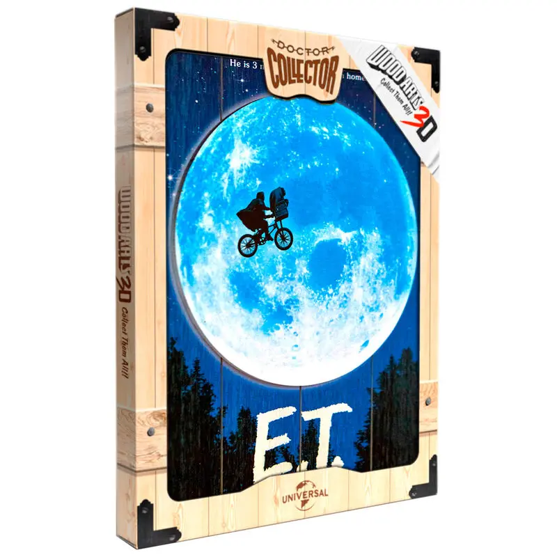 E.T. the Extra-Terrestrial WoodArts 3D drvena zidna slika The Extra-Terrestrial 30 x 40 cm fotografija proizvoda