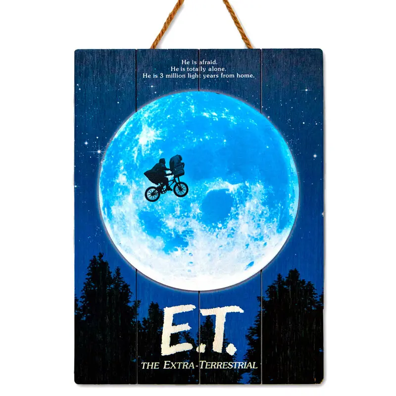 E.T. the Extra-Terrestrial WoodArts 3D drvena zidna slika The Extra-Terrestrial 30 x 40 cm fotografija proizvoda