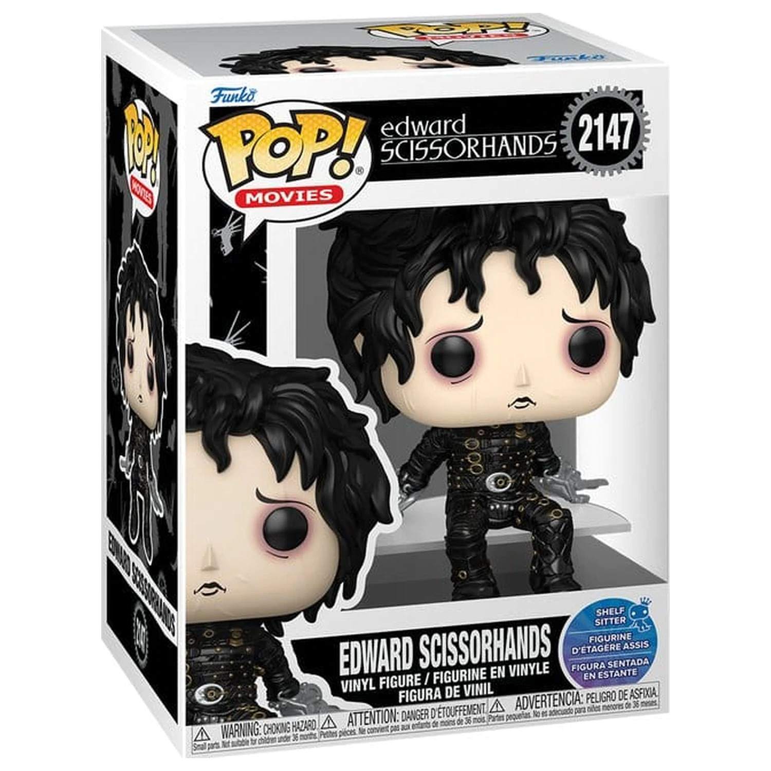 Edward Scissorhands Funko POP! Movies Vinyl figura Edward (Sjedeći) 9 cm fotografija proizvoda