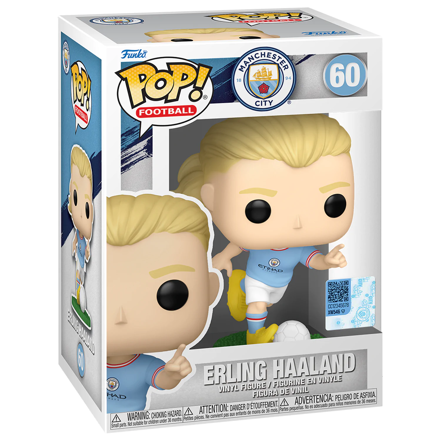 EFL POP! Nogometna Vinil Figura ManCity - Erling Haaland 9 cm fotografija proizvoda