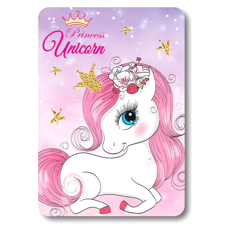 Unicorn deka od flisa fotografija proizvoda