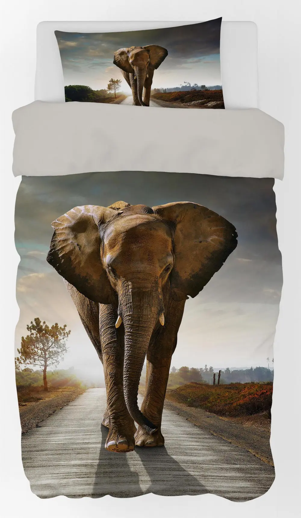 Elephant Navlaka za poplun 140x200cm, 70x90cm fotografija proizvoda