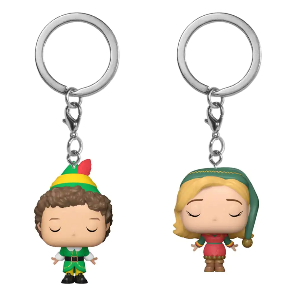 Elf POP! Vinyl privjesak za ključeve 2-Pack Buddy & Jovie 4 cm fotografija proizvoda