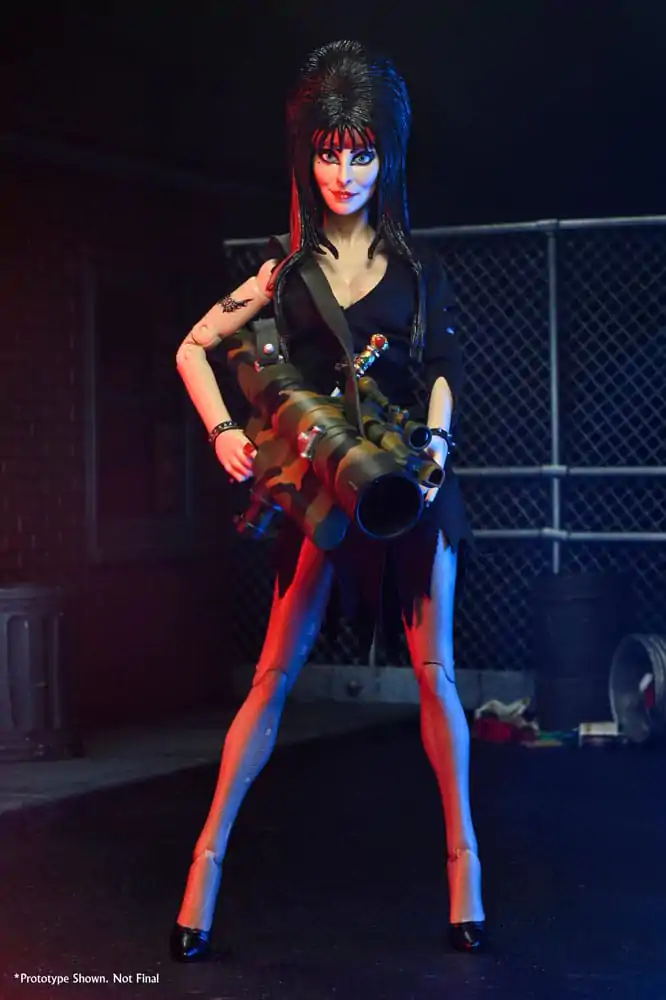 Elvira: Mistress of the Dark Odjevena akcijska figura Commando Elvira 20 cm fotografija proizvoda