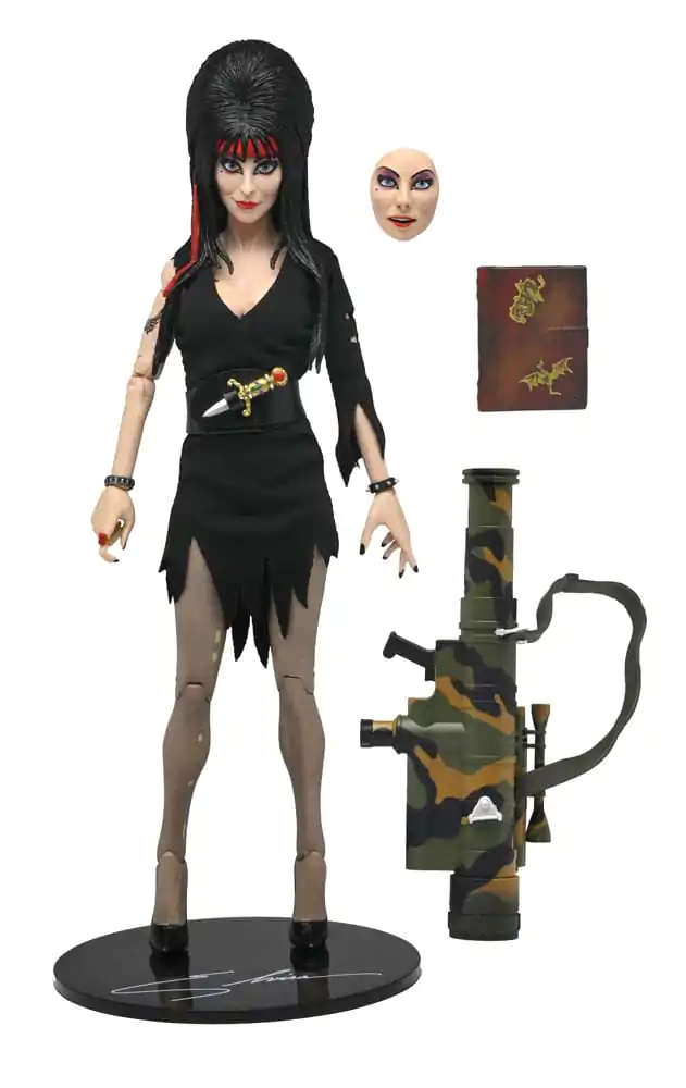 Elvira: Mistress of the Dark Odjevena akcijska figura Commando Elvira 20 cm fotografija proizvoda