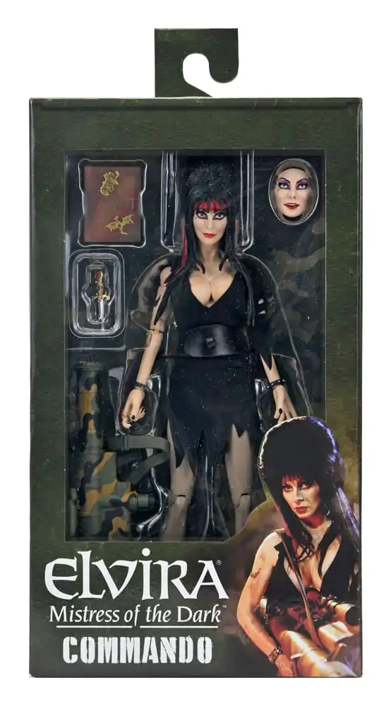 Elvira: Mistress of the Dark Odjevena akcijska figura Commando Elvira 20 cm fotografija proizvoda