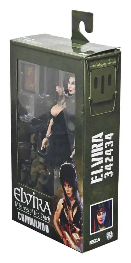 Elvira: Mistress of the Dark Odjevena akcijska figura Commando Elvira 20 cm fotografija proizvoda
