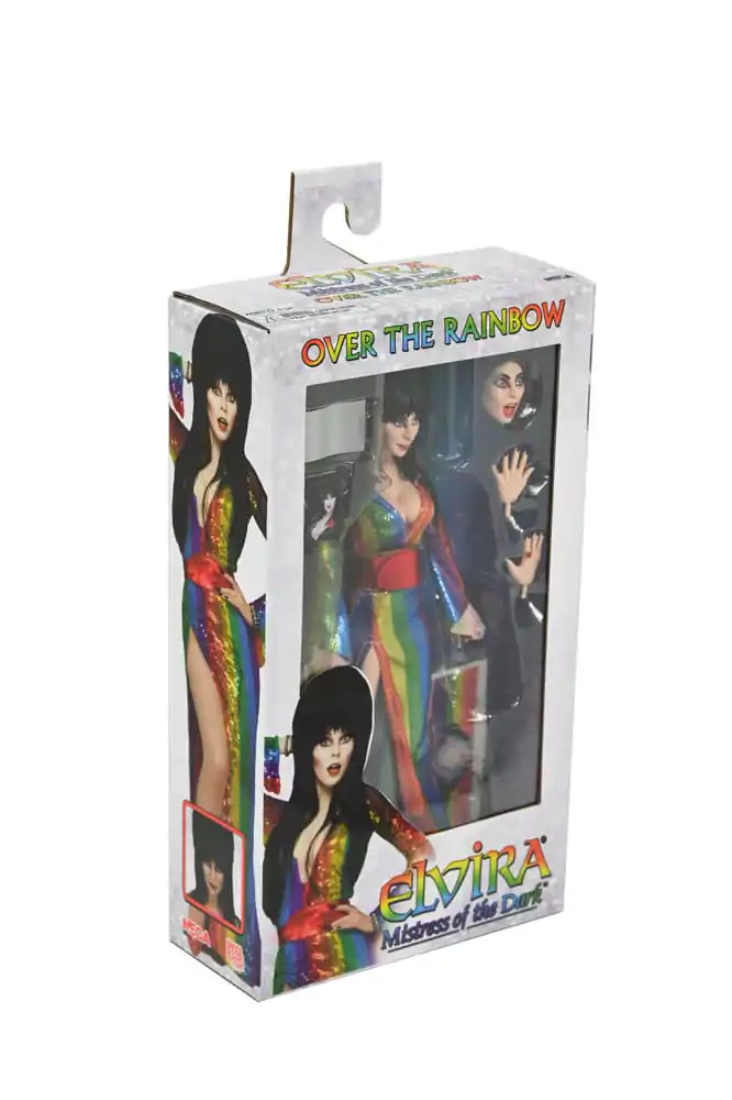 Elvira, Mistress of the Dark Clothed akcijska figura Over the Rainbow Elvira 20 cm fotografija proizvoda