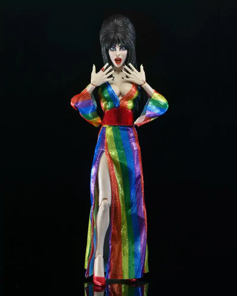 Elvira, Mistress of the Dark Clothed akcijska figura Over the Rainbow Elvira 20 cm fotografija proizvoda