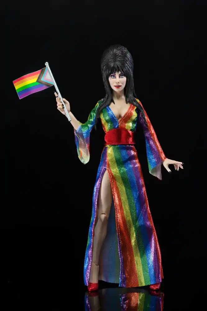 Elvira, Mistress of the Dark Clothed akcijska figura Over the Rainbow Elvira 20 cm fotografija proizvoda