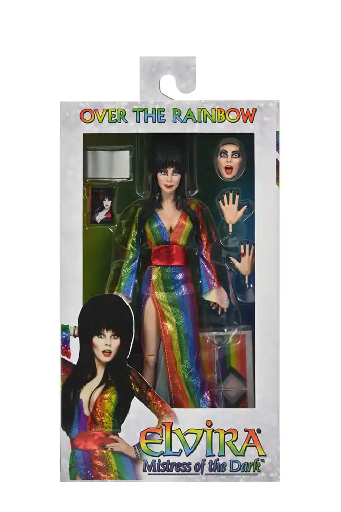 Elvira, Mistress of the Dark Clothed akcijska figura Over the Rainbow Elvira 20 cm fotografija proizvoda