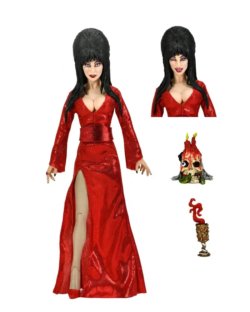 Elvira, Mistress of the Dark Clothed akcijska figura Red, Fright, and Boo 20 cm fotografija proizvoda