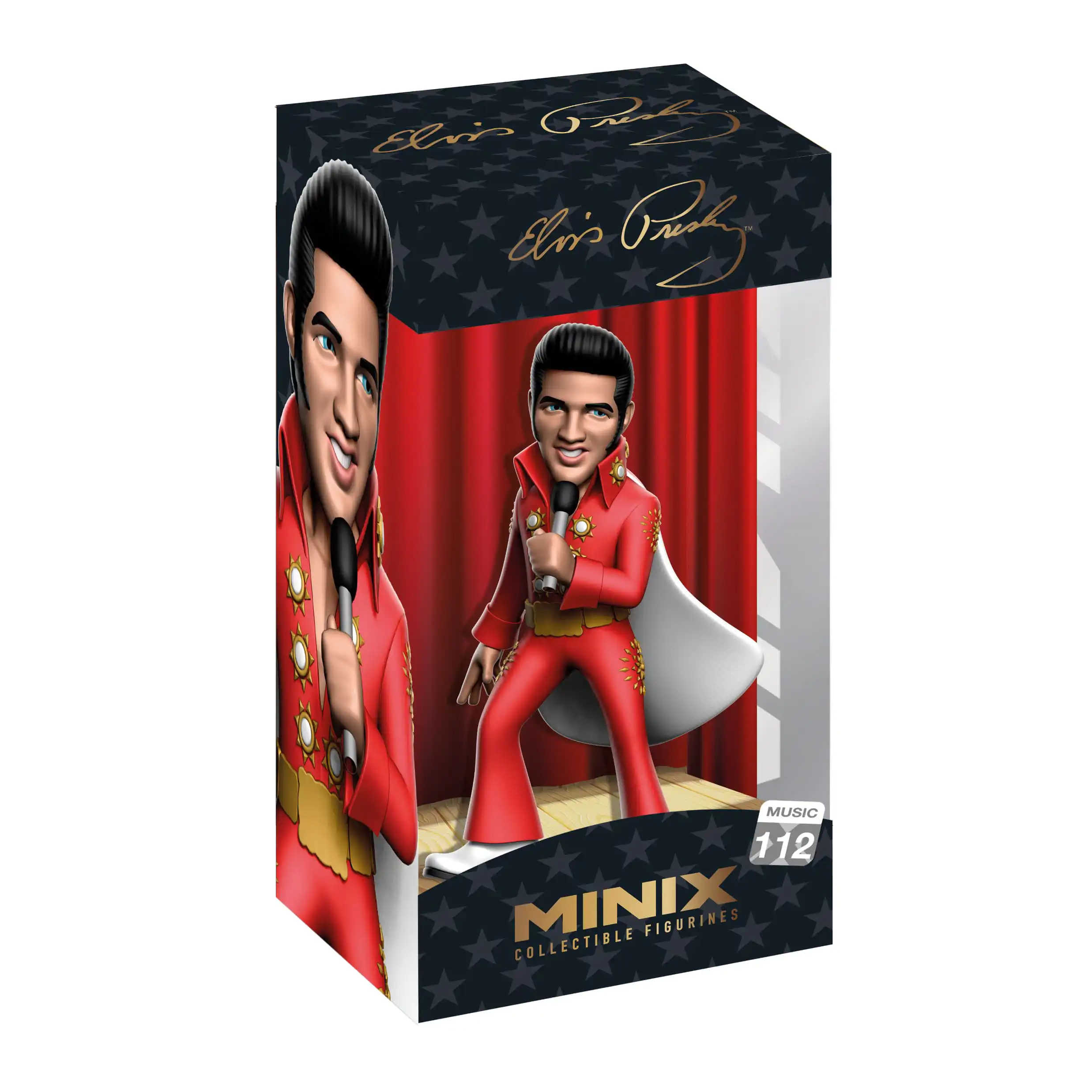 Elvis Presley Minix figura Elvis crveno odijelo 12 cm fotografija proizvoda