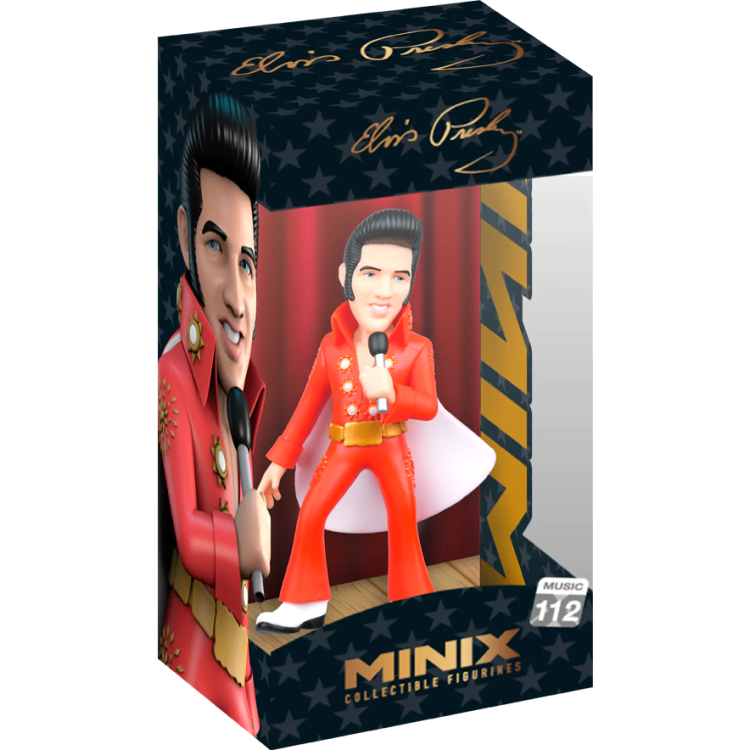 Elvis Presley Minix figura Elvis crveno odijelo 12 cm fotografija proizvoda