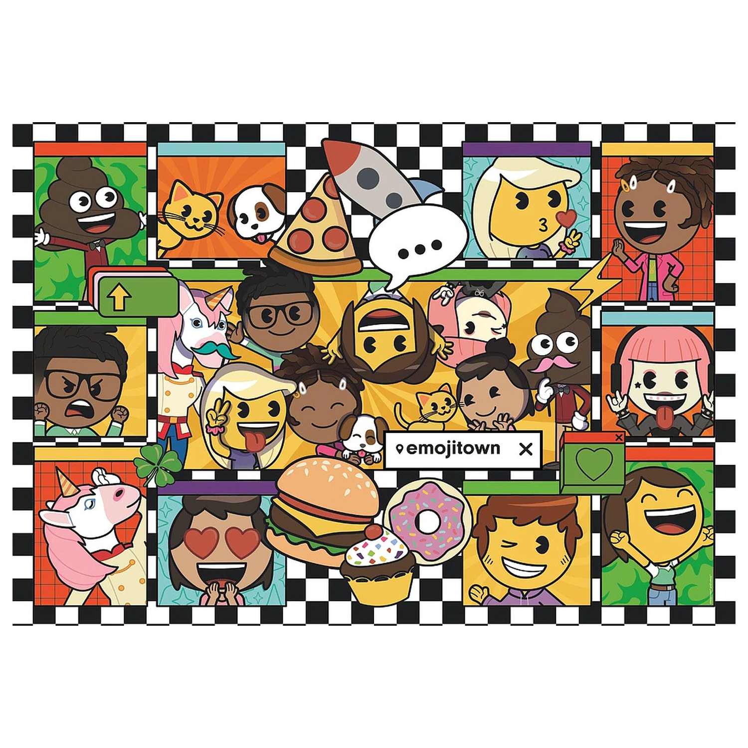 Emoji Town slagalica od 180 dijelova Clementoni fotografija proizvoda