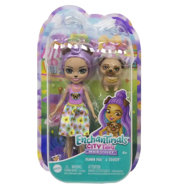Enchantimals City Tails Penna Pug lutka fotografija proizvoda