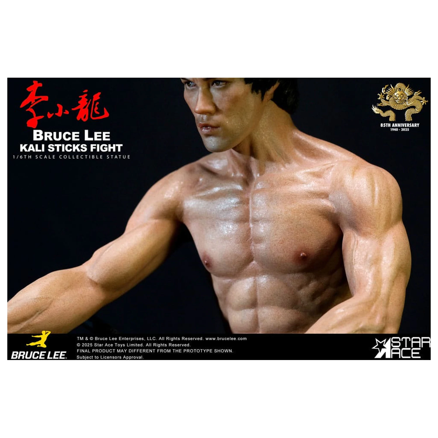 Enter the Dragon Movie Statua 1/6 Bruce Lee Kali Sticks Fight Normal Basement Verzija 30 cm fotografija proizvoda