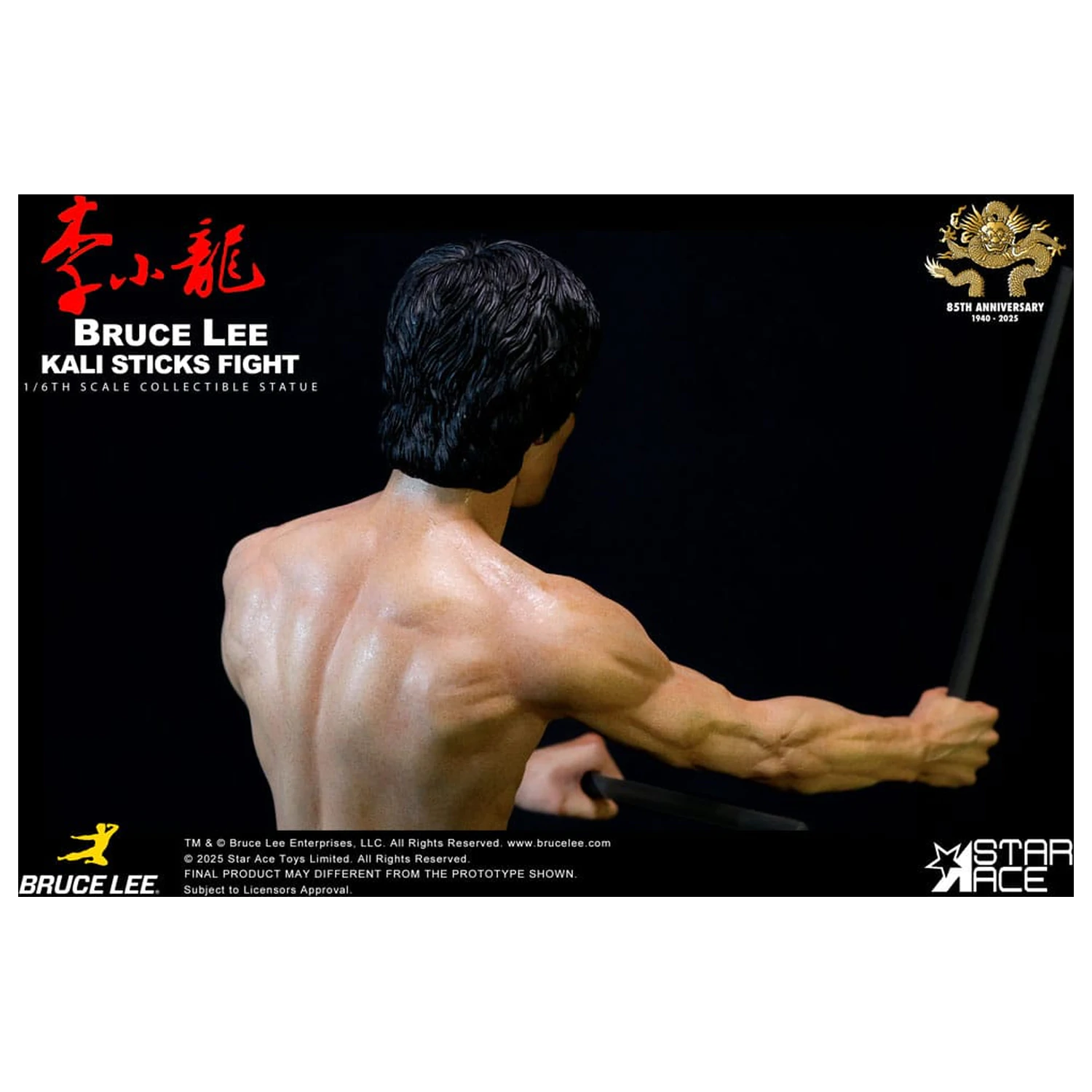 Enter the Dragon Movie Statua 1/6 Bruce Lee Kali Sticks Fight Normal Basement Verzija 30 cm fotografija proizvoda