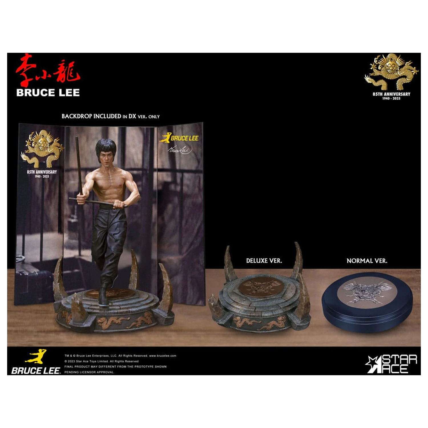 Enter the Dragon Movie Statua 1/6 Bruce Lee Kali Sticks Fight Normal Basement Verzija 30 cm fotografija proizvoda
